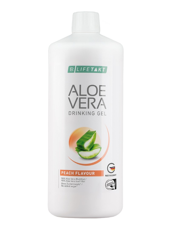 Aloe Vera Gel Bebível de Pêssego