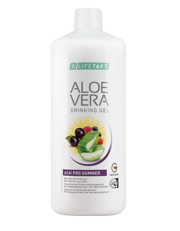 Aloe Vera Gel Bebível Açaí Pro Summer